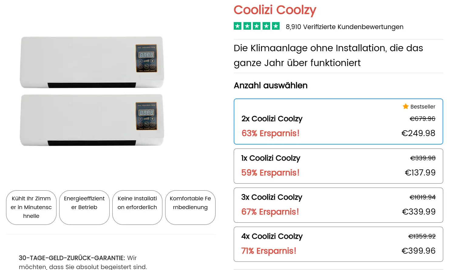 coolizi coolzy price